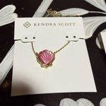Kendra Scott Brynne Shell Gold Short Pendant Necklace Photo 0