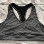 Reebok Raceback Gray Black Athletic Sport Bra, size M Photo 5