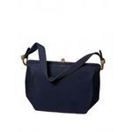 Vintage Black Women's Handbag with Gold Photo 1