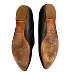 Coach  Oakland Flats Black Leather with Snakeskin Accent Toes Size 6.5B Photo 4