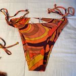 Urban Outfitters  Out From Under Naia Groovy Retro Bikini Bottoms in Orange - XL Photo 0