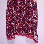 Free People Silk Babydoll Sundress Women L Pink Smocked Boho Preppy Beach Resort Photo 5