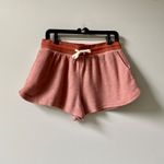 FEAT CLOTHING BlanketBlend Fleece Drawstring Lounge Shorts in Cayenne Photo 2