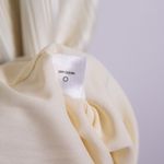 Lovers And Friends Benni Satin Pleated Halter Neck Ruffle Hem Midi Dress Ivory M Photo 2