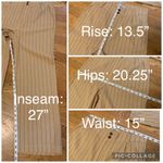 Pinstripe pants and crop top matching set two piece pant set size M Tan Size M Photo 12