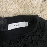 A.L.C. Black Silk Long Sleeve Blouse Photo 8
