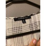 Miss Lili  Black And White Plaid Challis Tunic Top Size 1X Photo 4