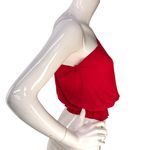 Ramy Brook  Womens Size M Top Janey One Shouler Ruffle Hem Bright Red Photo 8