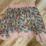 Forever 21 Peach Floral Top Off The Shoulder Photo 1