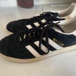 Adidas Gazelle Black with White Stripes Photo 3