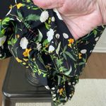 CAbi  Chi Chi Floral Pants Black Trouser Tapered Shirred 4259 M Photo 5