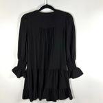 Pomander Place by Tuckernuck Women's Black Crepe Kenzo Mini Dress Tier‎ sz XS Photo 5