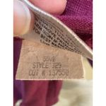 Eileen Fisher 2pc Skirt Shirt Set Pink Linen Blend Pink Purple Mandarin Collar Photo 7