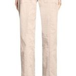 I am gia Pants Women XS Tan Straight Leg Cinched Buckle Waist Jetta Cargo Photo 2