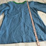 Frances Valentine Peacock Tunic Dress Size 4 Blue Photo 9