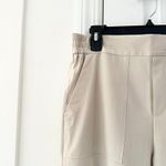 Lou & Grey Beige Wanderweave Cargo Style Straight Wide Leg Pants New Medium Photo 4