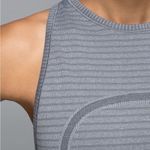 Lululemon Run: Swiftly Tech High-Neck Racerback Tank Top - Stripe Slate Size 4-6 Photo 10