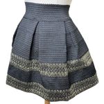 Ginger G Black & Gold Pleated Skirt Photo 3