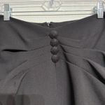 Adrienne Landau Jet Black Gathered Midi Skirt Sz 12 NWT Photo 3