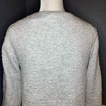 Marella jewel neckline jacket w embossed detailing Gray Size 6 Photo 4