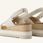 Toms  Diana Crossover Wedge Sandal in Natural Size 9.5 NWT Photo 2