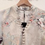 Elliatt  Cyprus Linen Mini Dress Sage Multi Size Small NWT Photo 2