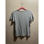 Life is Good Striped Listen To Your Heart Shirt Woman’s Size Medium-Holes Flaw Photo 7