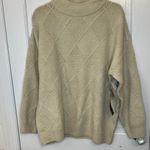 Jones New York Cream Diamond Pattern Sweater size L NWT Photo 0
