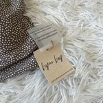 Bayron bay Ellie Bralette Bikini Top in Taupe Polka Dot size 8 Gray Photo 5