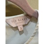 Ted Baker Ruffle Cold Shoulder Off White Ivory Top Blouse Women's Size 3 US 6-8 Photo 5