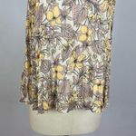 The Jetset Diaries  Palm Leaf Pleated Tank Top Photo 3