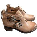 Dromedaris Kelsy Short Summer Leather Boot in Taupe Pearl, Sz 36 Tan Photo 4