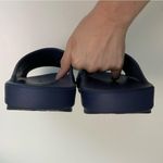 Oofos Sandals OOahh Slide Slip On Foam Comfort Support Washable Beach Blue Size 11 Photo 6