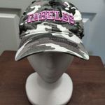 Cabela's  Women's Black White Camo Pink Embroidered Spellout Adjustable Cap Hat Photo 0