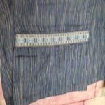 Anthropologie  CARTONNIER BLUE WHITE LINEN BLEND BUTTON FRONT LIGHTWEIGHT BLAZER Photo 11