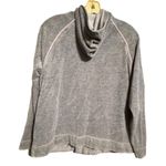 Vintage Cassini‎ by Oleg Cassini Gray Velour Hoody Jacket Size L Photo 3