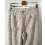 Anthropologie Retro Tapered Straight Jeans in Cream Size 28 Tencell Cotton Blend Photo 4