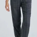 Anthropologie  Gray Kallie Leopard Plaid Print Pockets Jogger Womens Medium Photo 0