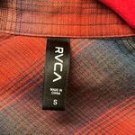 RVCA Bleached Red Chameleon Pokémon Pokeball Flannel Handmade Mens S Photo 2