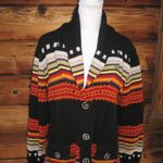 Pendleton Aztec Wool Blend Cardigan Sweater Photo 1