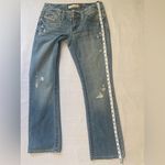 Aeropostale Aéropostale Chelsea Bootcut Distressed Embroidered Back Pockets Jeans Size 5/6R‎ Photo 5