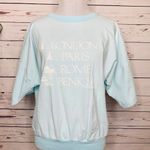 1989 Vintage Brindar Sport London, Paris, Rome Top Blue Photo 0