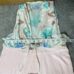 Beeline Women's Vintage Pink Floral Nylon Maxi Nightgown Size Small Photo 6