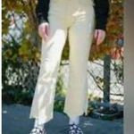 NWT Etica Micki crop flare denim‎ jeans pink nude size 32. Retails for $268 Photo 1