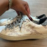 P448  John Sunset Lilac Embossed Python Sneaker Photo 6