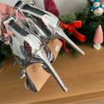 ALDO NEW Kit Patent Metallic Silver Platform Heels 6.5 Photo 7