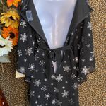 Unique Vintage NWT SMAK PARLOUR Black & Silver Snowflake Batwing Dress 4X-LARGE Photo 7