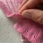 Juicy Couture Padded Pink Lace Adjustable Straps Women’s Cup Size 38DD Barbie Photo 11