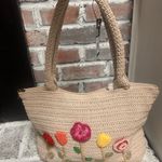 The Sak  Crafted Classics Crochet Carryall Tote with floral embroidery Photo 8