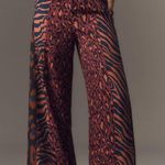 Lowry Farm Pants Farm Rio Mixed Print Wide-Leg Pants, Size L Photo 0